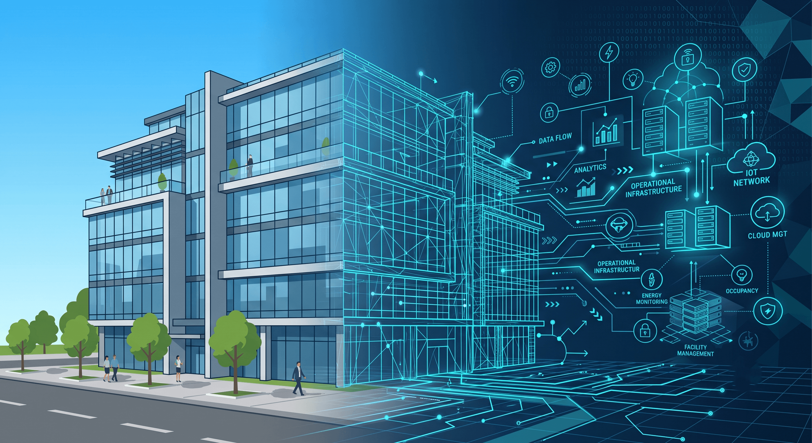 Digital wireframe symbolizing the infrastructure required for scaling an independent brokerage